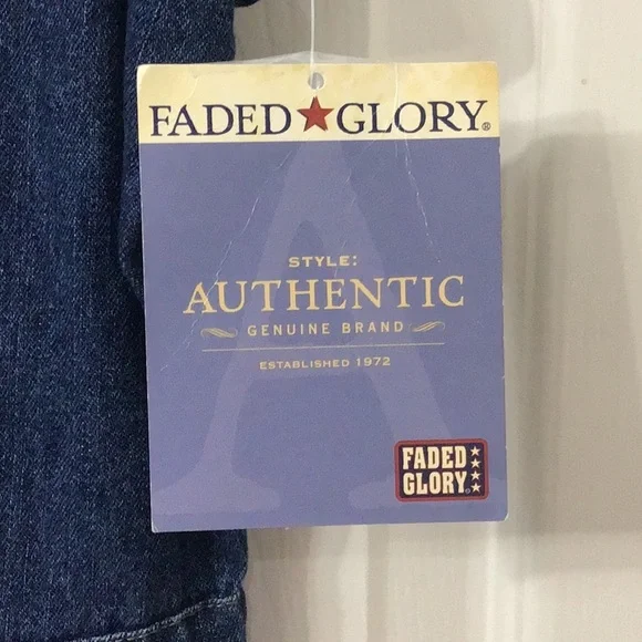 NWT Vintage Faded Glory Sz M 8/10 Front Button Down Sheath Jean Maxi Dress. - Picture 6 of 8